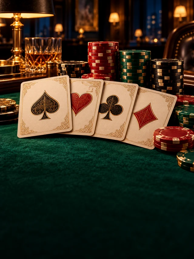 Poker · Promotional concepts, not screenshots of released games.